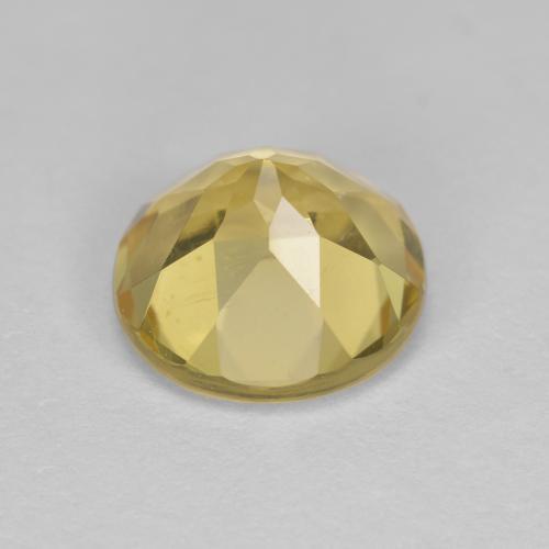 Berilo Dourado Amarelo claro médio Natural 2.02ct, Corte Redondo, VVS-VS