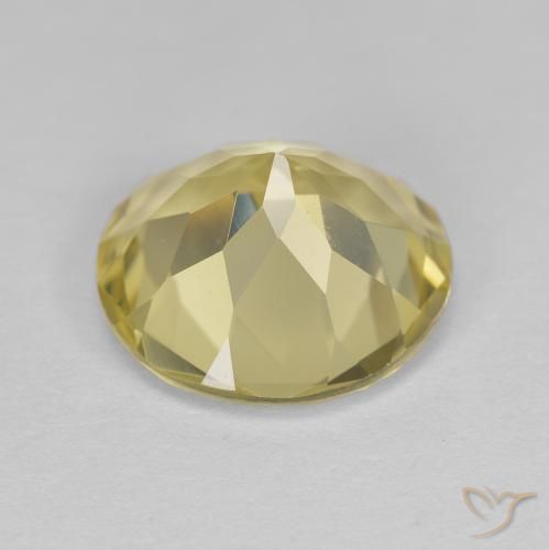 Berilo Dourado Amarelo claro Natural 2.24ct, Redondo, VVS