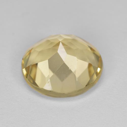 Berilo dourado amarelo natural 2,37ct, corte redondo, VVS