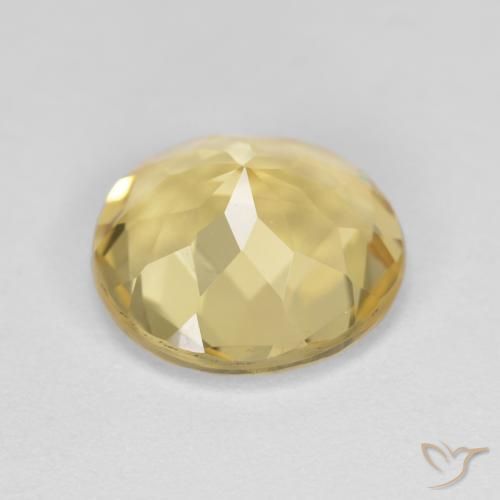 Berilo Dourado Amarelo Dourado Claro Natural 2.09ct, Redondo, VVS