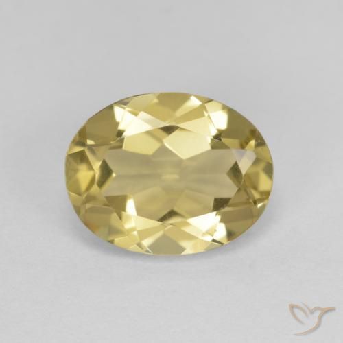 1.78ct Natural Amarelo Dijon Berilo Dourado, oval, VVS-VS