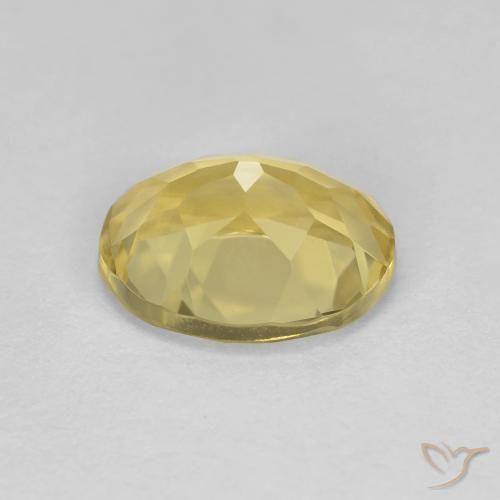 Berilo Dourado Luz amarela Natural 1.98ct, oval, VVS