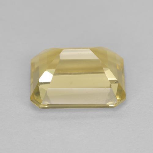 Berilo dourado amarelo natural 2,45ct, corte esmeralda, VVS