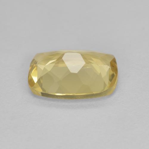 Berilo dourado amarelo natural 1,54ct, almofada cortada, VVS
