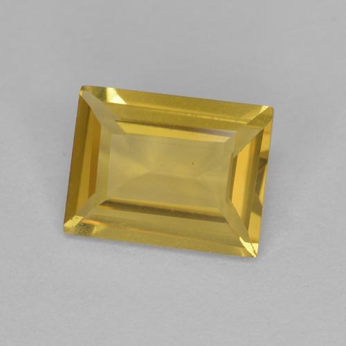 Berilo Dourado Amarelo claro mel Natural 1.18ct, baguete, VVS
