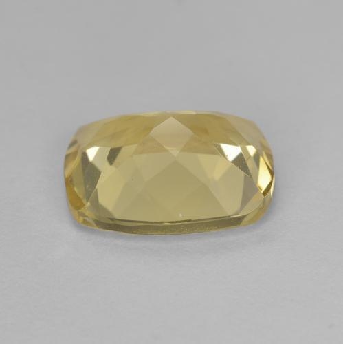 Berilo dourado amarelo natural 2,32ct, almofada cortada, VVS