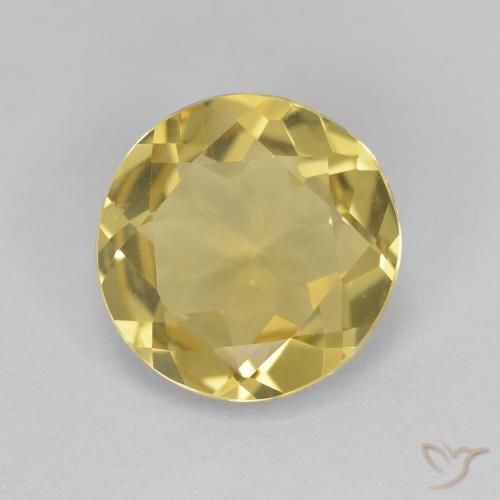 Berilo Dourado Amarelo dourado Natural 2.26ct, Redondo, VVS