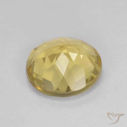 Berilo Dourado Amarelo dourado Natural 2.26ct, Redondo, VVS