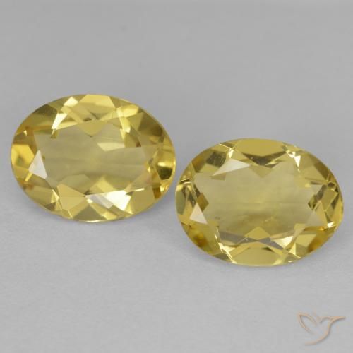 3.26ctw Natural Luz amarela Berilo Dourado, oval, VS