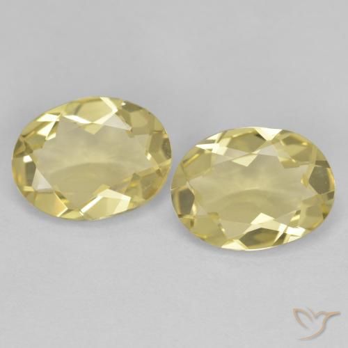 2.61ctw Natural Amarelo Dijon Berilo Dourado, oval, VVS-VS