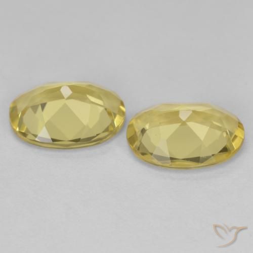 Pedras preciosas de Berilo Dourado Luz Dourada natural de 2.79 ct, oval, VVS-VS