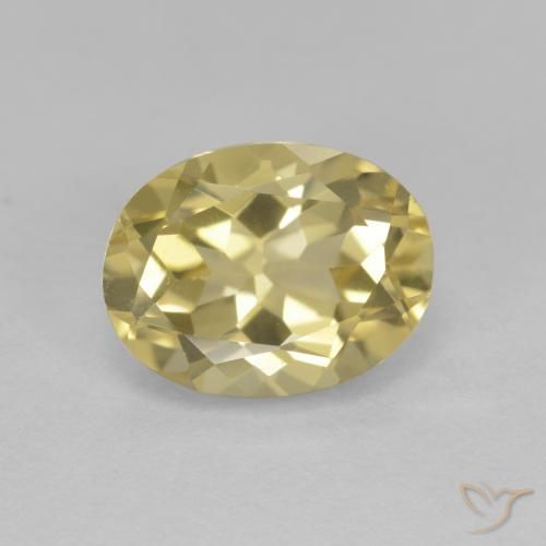 1.93ct Natural Luz amarela Berilo Dourado, oval, VVS-VS