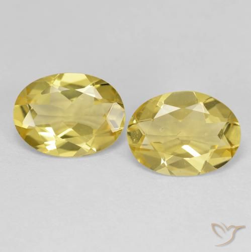 2.77ctw Natural Amarelo Dijon Berilo Dourado, oval, VVS-VS