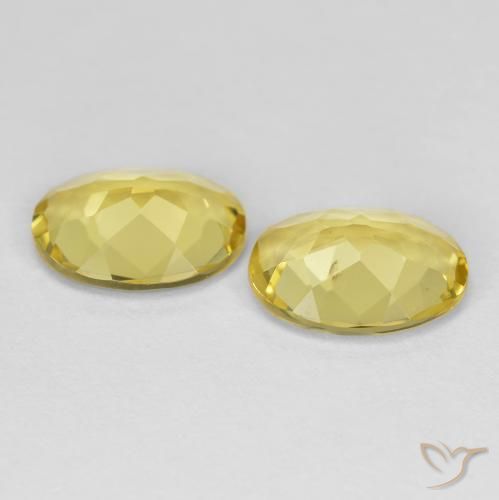 Pedras preciosas de Berilo Dourado Amarelo Dijon natural de 2.68 ct, oval, VVS-VS