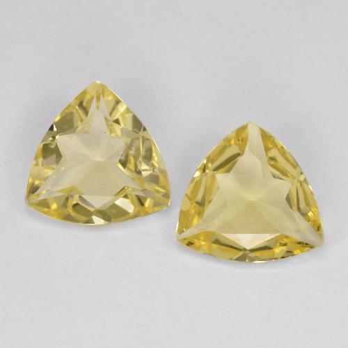 Pedras preciosas de Berilo Dourado Luz Dourada natural de 2.25 ct, Trilhão, VS