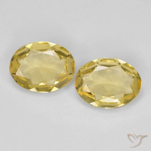 2.96ctw Natural Luz Dourada Berilo Dourado, oval, VVS-VS