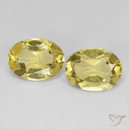 2.31ctw Natural Amarelo Toscana Berilo Dourado, oval, VS