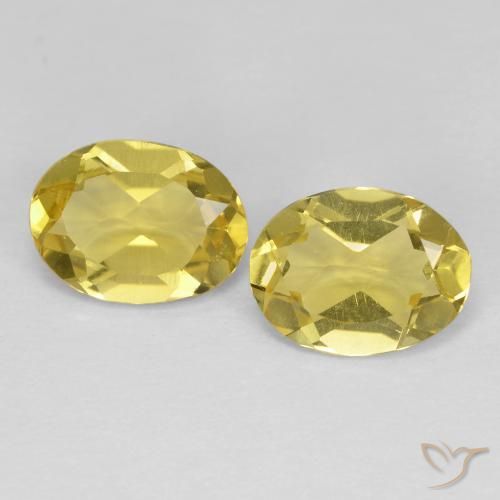 2.16ctw Natural Amarelo Toscana Berilo Dourado, oval, VS