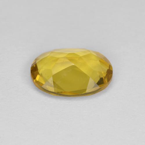 Berilo Dourado Amarelo Dijon Natural 0.97ct, Corte Oval, VVS-VS