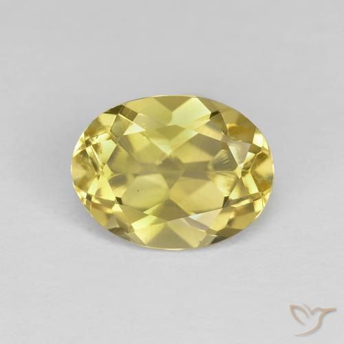1.25ct Natural Amarelo Dourado Claro Berilo Dourado, oval, VS