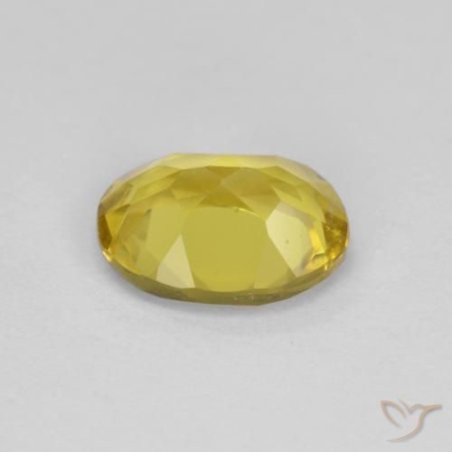 Berilo Dourado Amarelo claro médio Natural 1.14ct, oval, VVS-VS