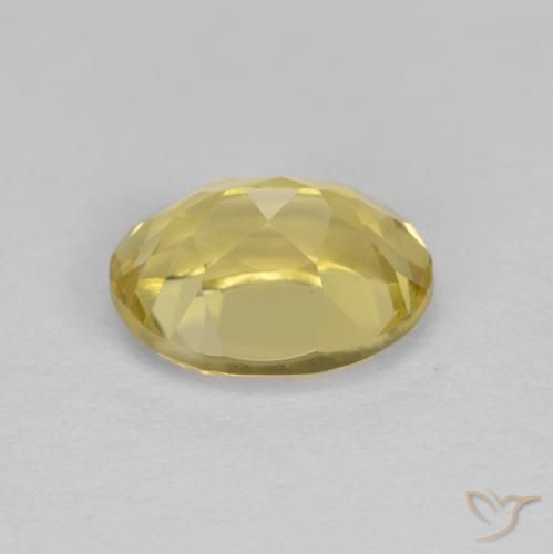 Berilo Dourado Amarelo Mostarda Natural 1.37ct, oval, VVS-VS