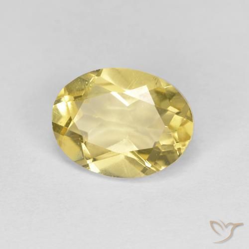 Berilo Dourado Luz Dourada Natural 1.23ct, oval, VS