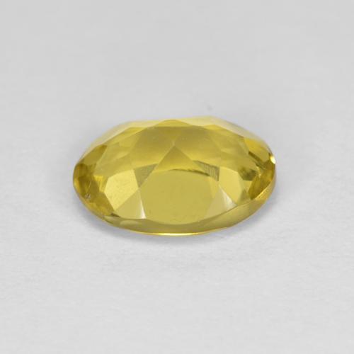 Berilo dourado amarelo natural 1,18ct, corte oval, VS