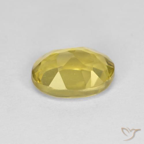 Berilo Dourado Luz amarela Natural 1.33ct, oval, VS