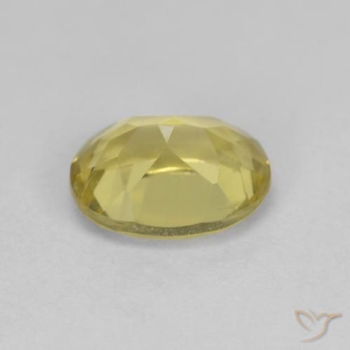 Berilo Dourado Luz amarela Natural 1.29ct, oval, VS