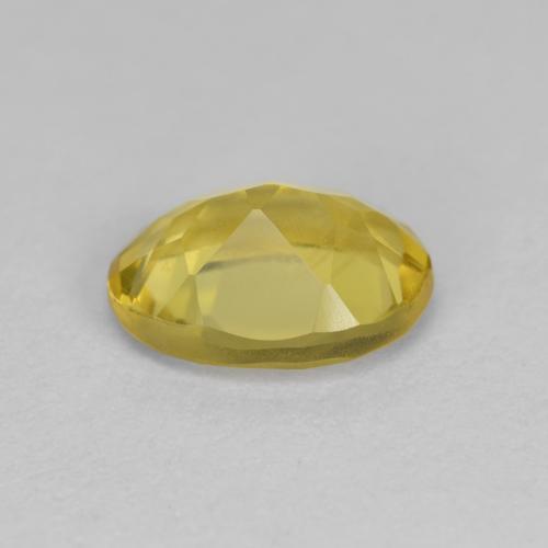 Berilo dourado amarelo natural 1,21ct, corte oval, VS