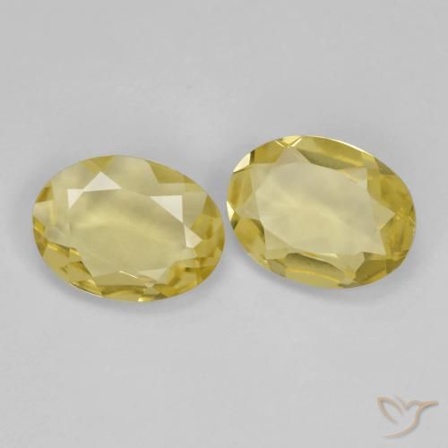 Pedras preciosas de Berilo Dourado Amarelo Dourado Claro natural de 1.84 ct, oval, VVS-VS