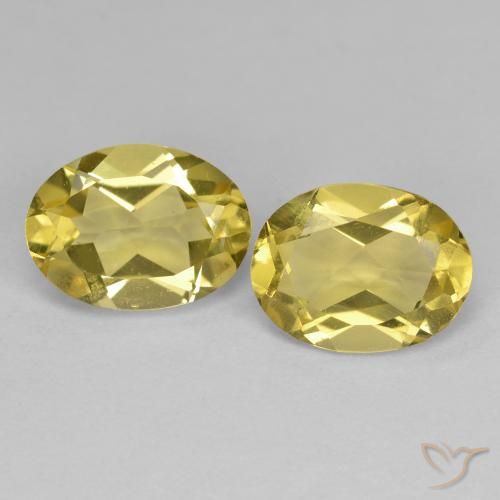 2.34ctw Natural Outono Amarelo Berilo Dourado, oval, VVS-VS