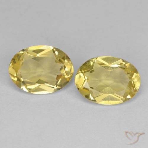 2.19ctw Natural Luz amarela Berilo Dourado, oval, VS