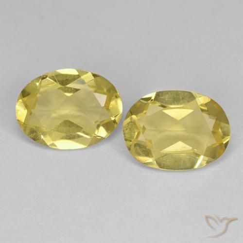 2.04ctw Natural Amarelo Dourado Claro Berilo Dourado, oval, VS