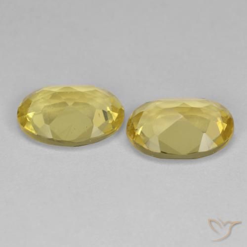 Pedras preciosas de Berilo Dourado Amarelo Dourado Claro natural de 2.04 ct, oval, VS