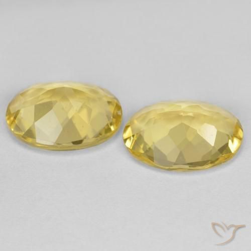 Pedras preciosas de Berilo Dourado Amarelo claro médio natural de 3.93 ct, oval, VVS-VS