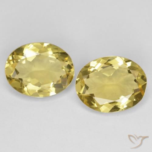 3.70ctw Natural Amarelo Toscana Berilo Dourado, oval, VVS-VS