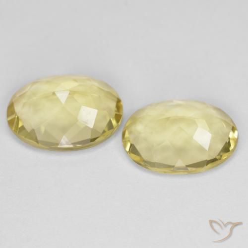 Pedras preciosas de Berilo Dourado Amarelo Toscana natural de 3.87 ct, oval, VVS-VS
