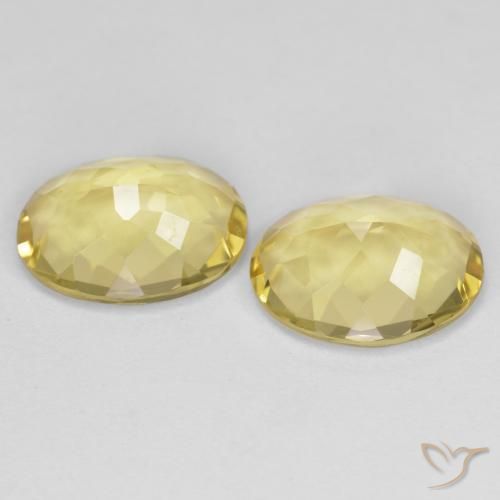 Pedras preciosas de Berilo Dourado Amarelo claro médio natural de 4.34 ct, oval, VVS-VS