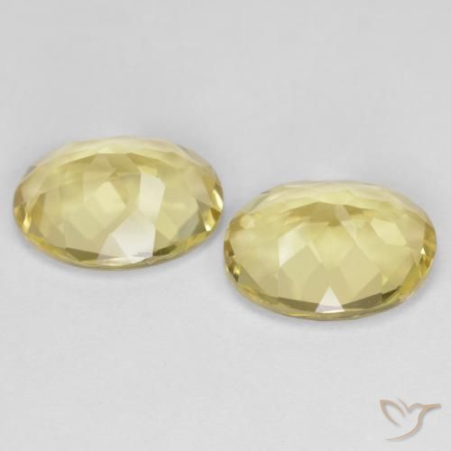 Pedras preciosas de Berilo Dourado Amarelo claro médio natural de 4.61 ct, oval, VVS-VS