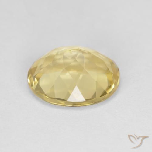 Berilo Dourado amarelo médio Natural 2.76ct, oval, VVS-VS
