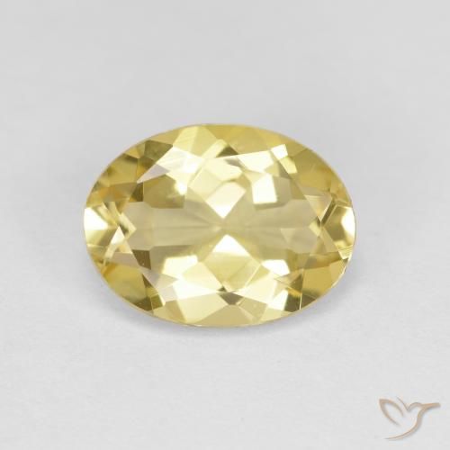 Berilo Dourado Amarelo Toscana Natural 2.02ct, Corte Oval, VVS