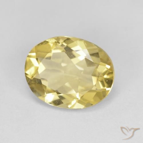 Berilo Dourado Amarelo Toscana Natural 2.46ct, oval, VVS