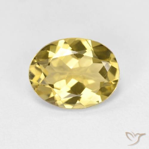 1.99ct Natural Luz amarela Berilo Dourado, oval, VVS-VS