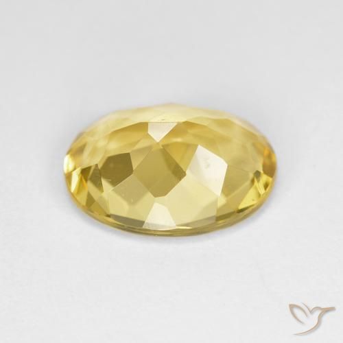 Berilo Dourado Luz amarela Natural 2.19ct, oval, VVS-VS