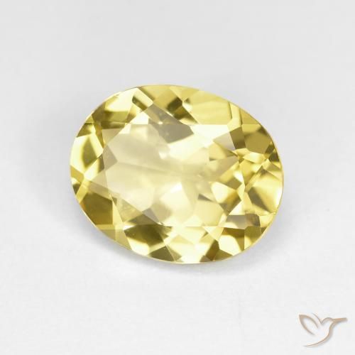 Berilo Dourado Amarelo Toscana Natural 2.19ct, oval, VVS-VS