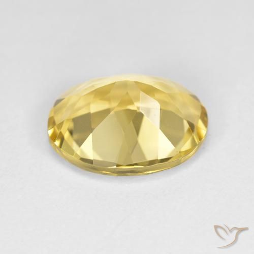 Berilo Dourado Luz amarela Natural 2.50ct, oval, VVS-VS
