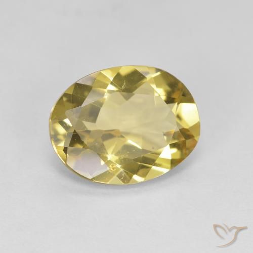 Berilo Dourado amarelo médio Natural 2.18ct, oval, VS