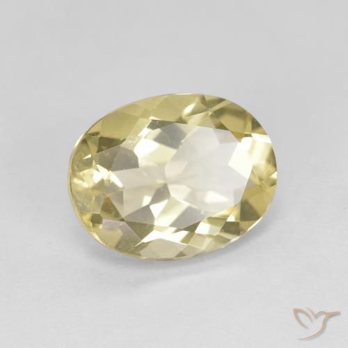 Berilo Dourado Luz amarela Natural 2.53ct, oval, VVS